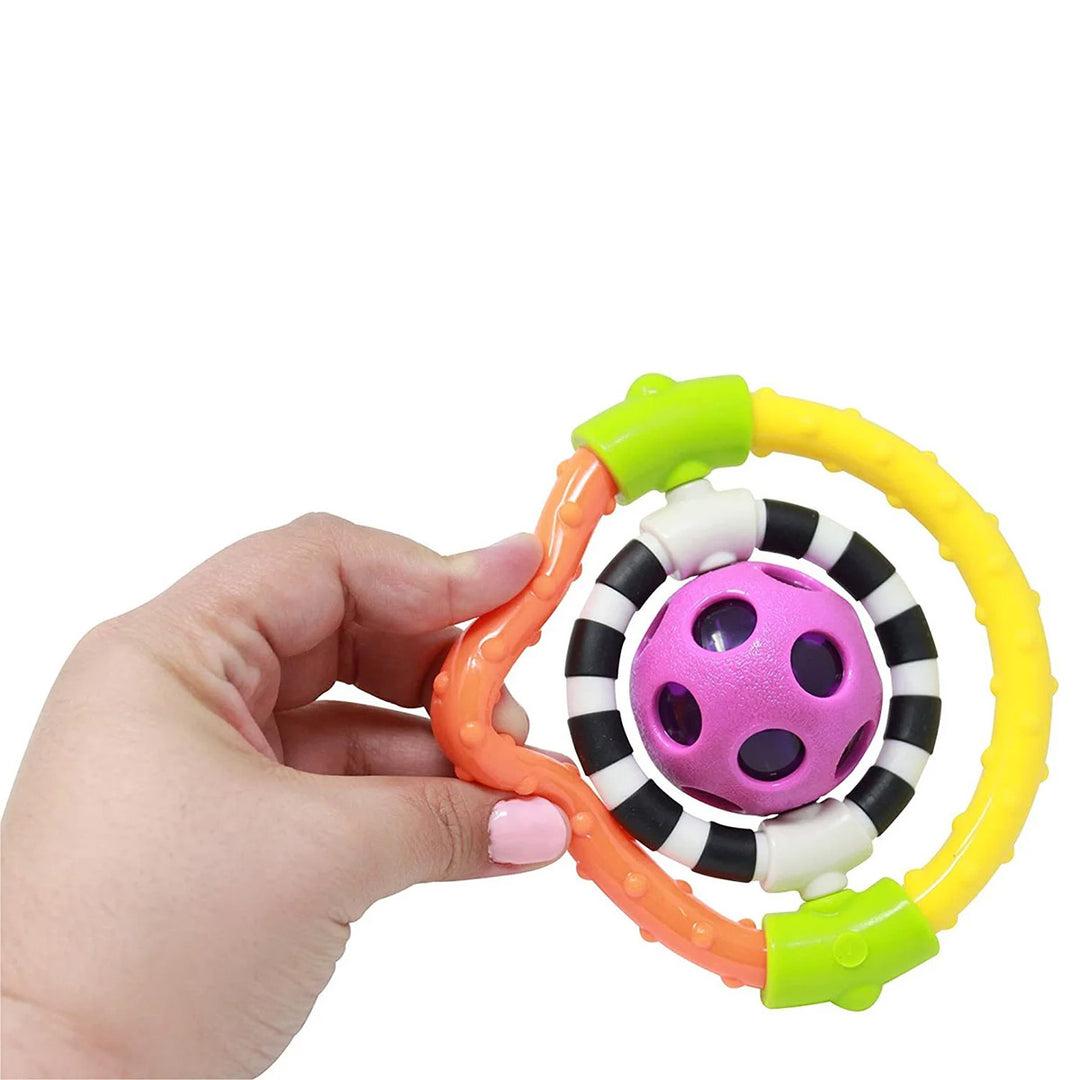 Sassy Spin And Chew Flexible Ring Rattle