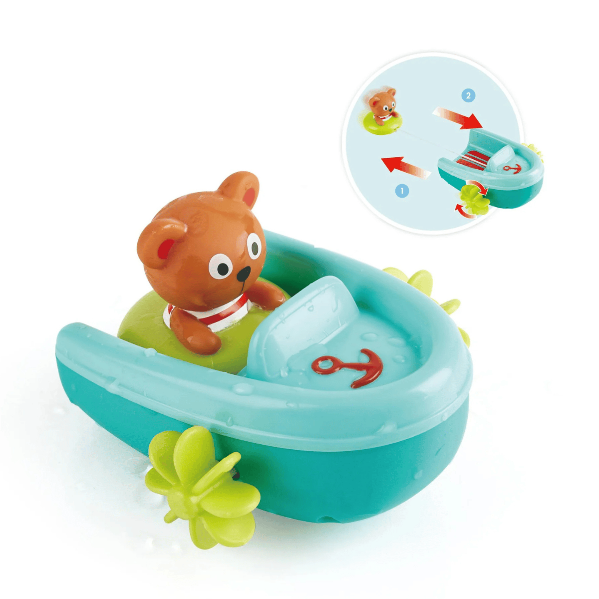 Hape Tubing Pull Back Boat from Hape NZ stock babycity