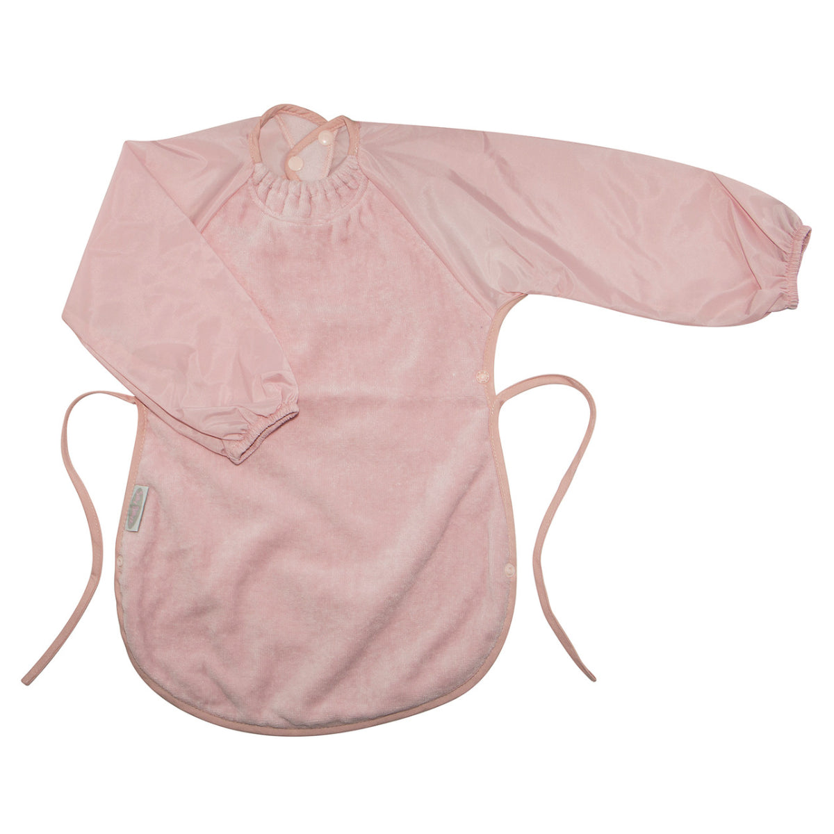 Silly Billyz Towel Messy Eater BIb Antique Pink from Silly Billyz NZ stock babycity
