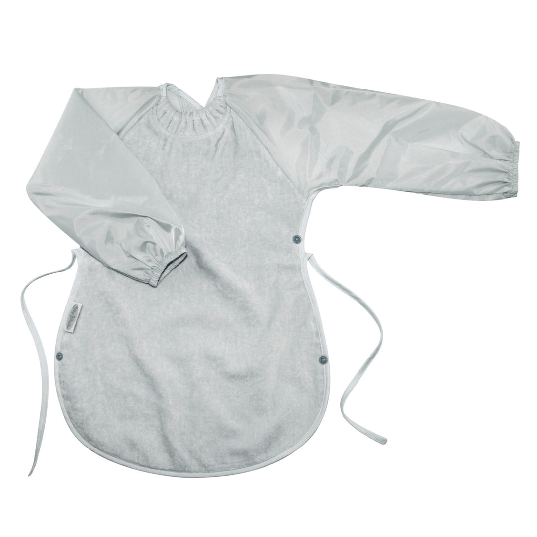 Towelling bibs with shop sleeves