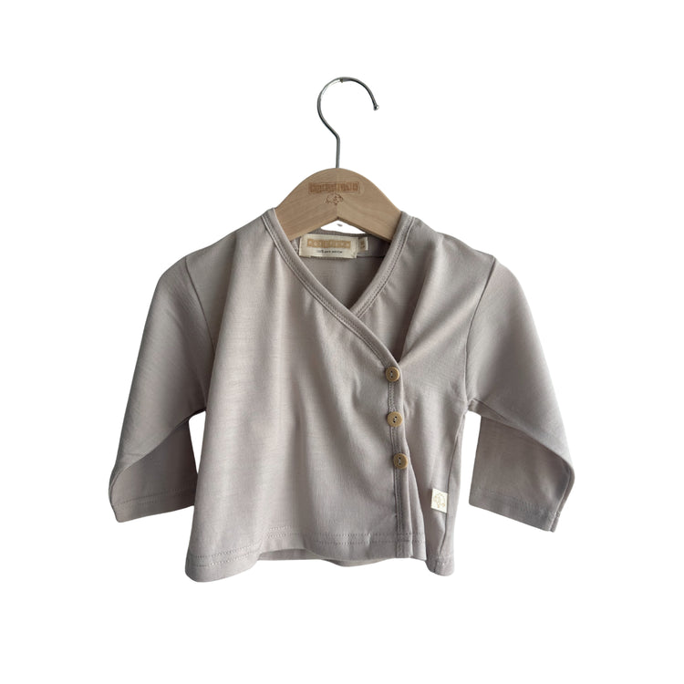 Mokopuna Merino Cardigan stone cardigan NZ stock babycity