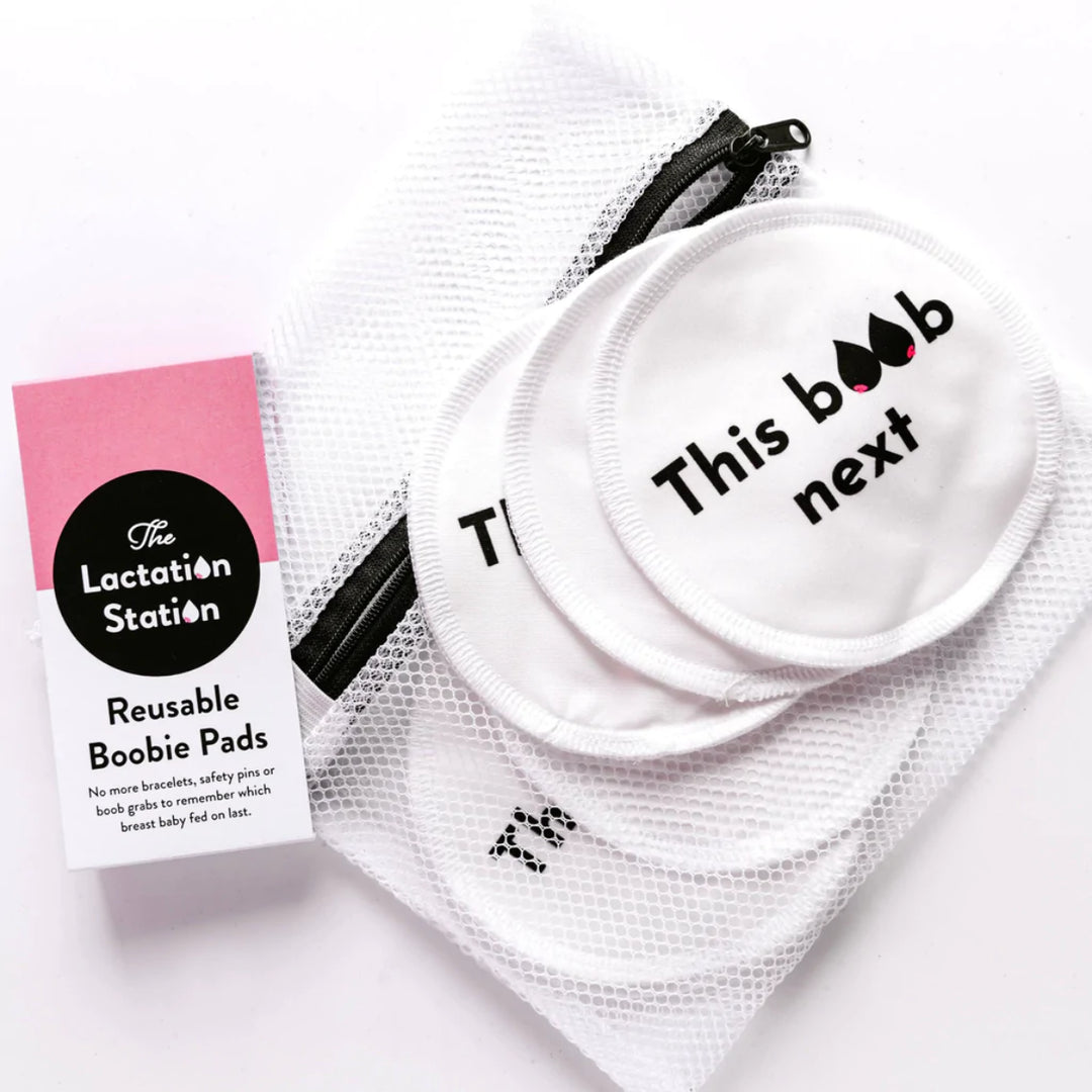 The Lactation Station Boobie Pads - 6 Pack