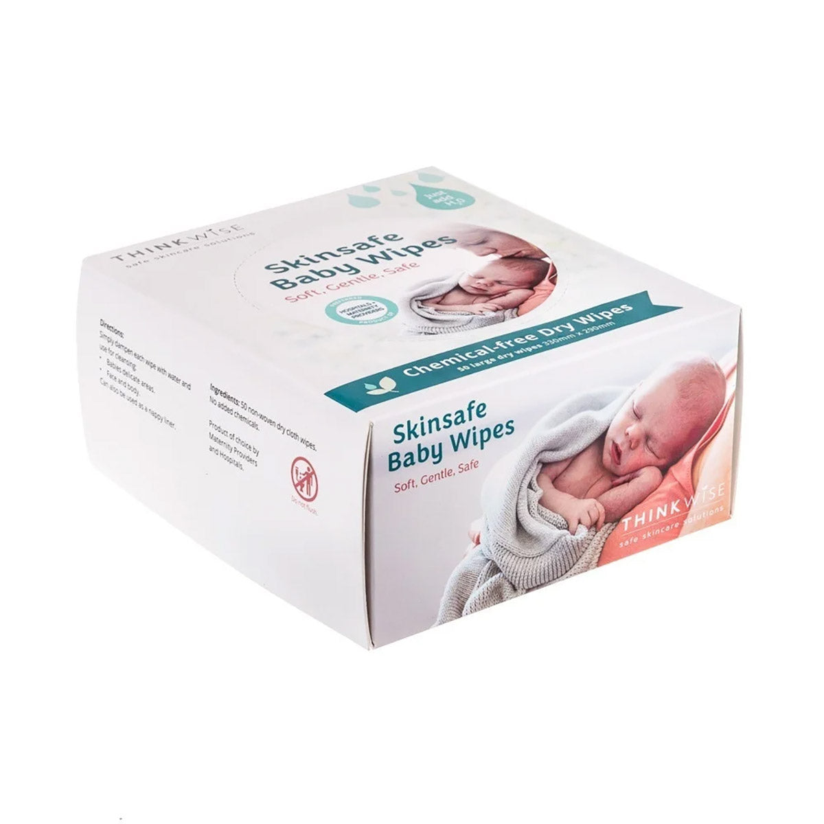 Think Wise Skinsafe Baby Wipes from Thinkwise NZ stock babycity