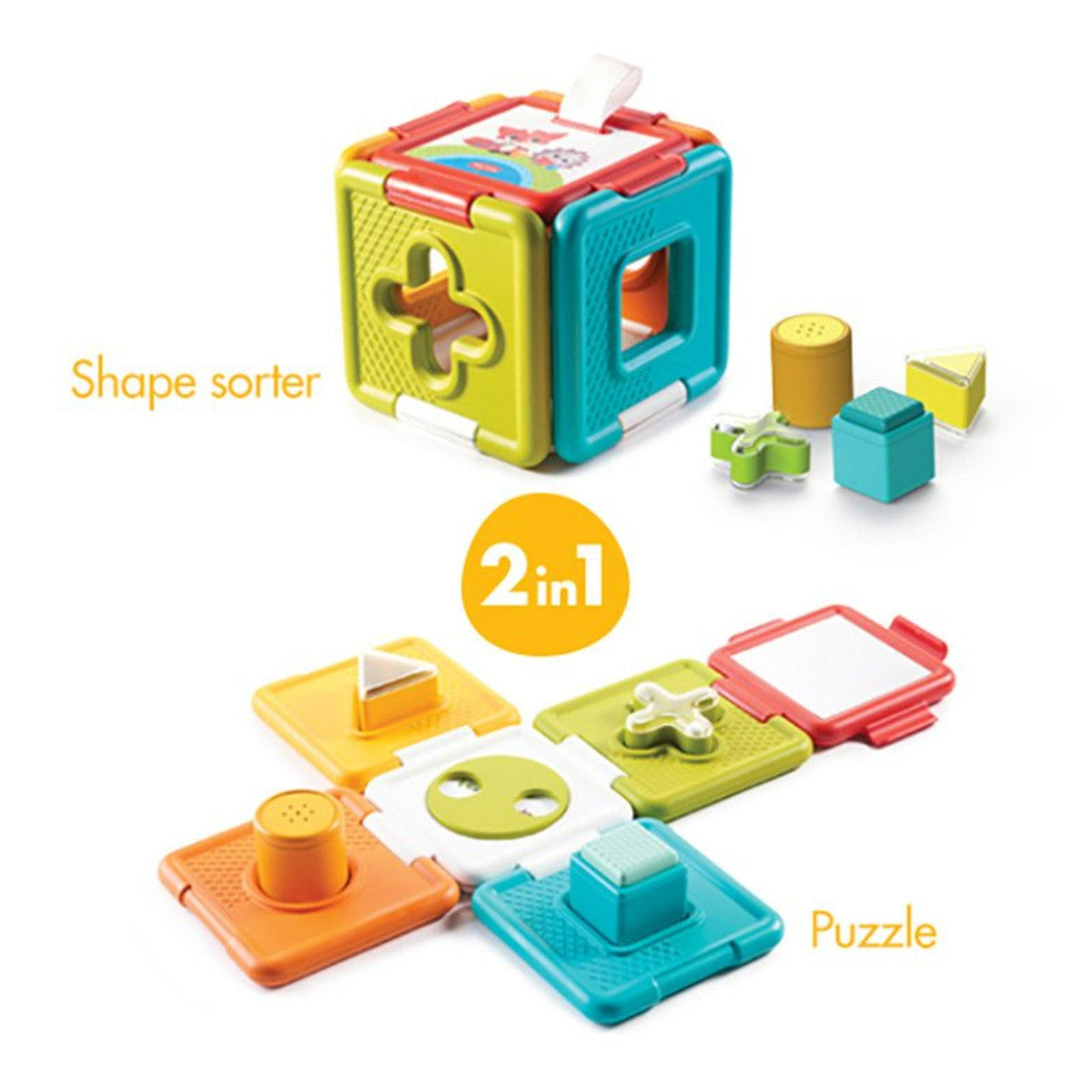 Tiny Love 2 in 1 Shape Sorter & Puzzle from Tiny Love NZ stock babycity