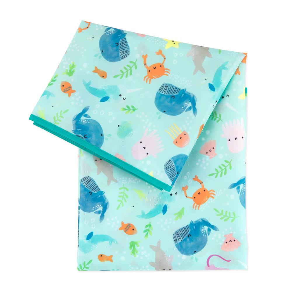 Bumkins Waterproof Splat Mat Ocean Life from Bumkins NZ stock babycity