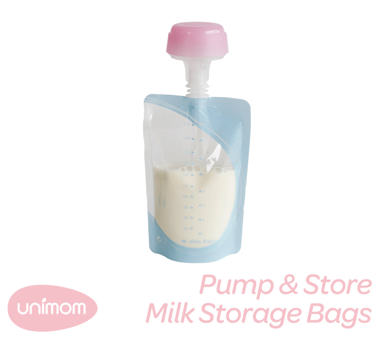 Unimom Pump And Store Bags With Adapter - 10 Pack