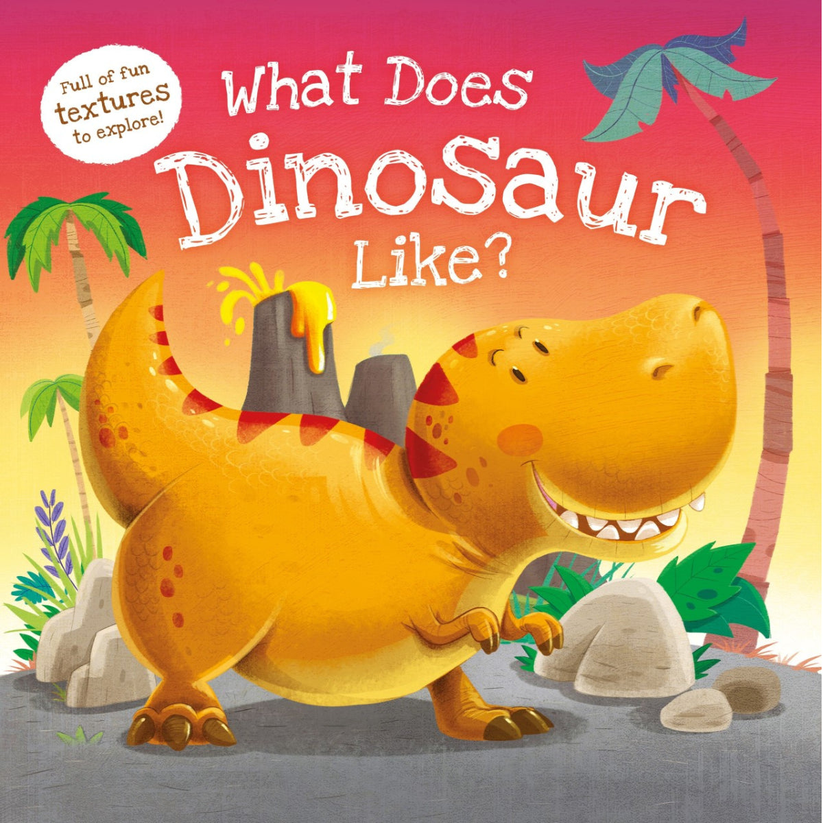 What Does Dinosaur Like? Book Orange from Blue Duck Books NZ stock babycity